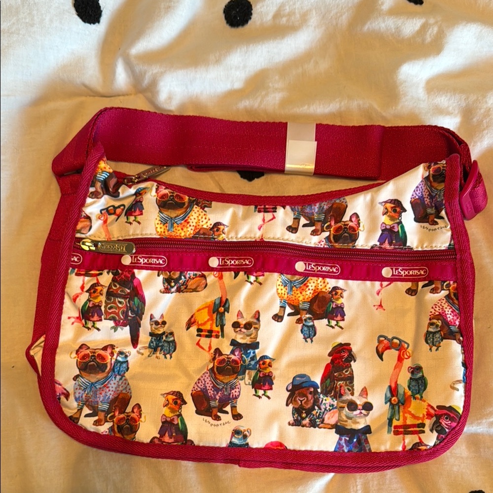 LeSportsac Colorful Animal Print Shoulder Bag